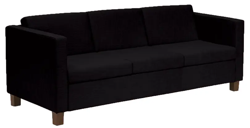 BOGA - 3 sedací souprava, látka BONDAI BN7 (8033) - látka černá